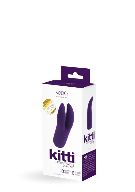 Kitti Rechargeable Dual Vibe -  Purple