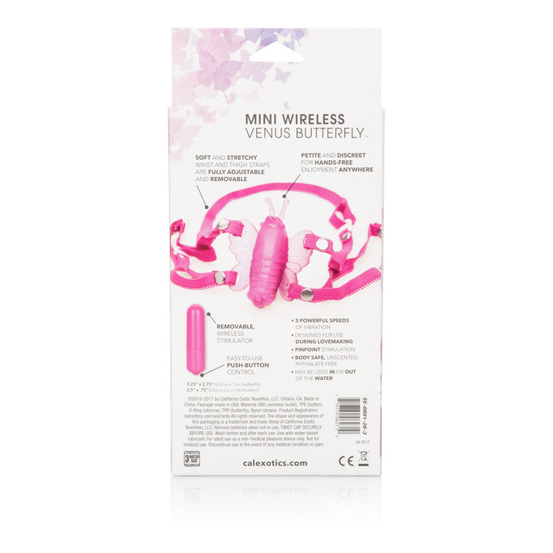 Micro Wireless Venus Butterfly Stimulator - Pink