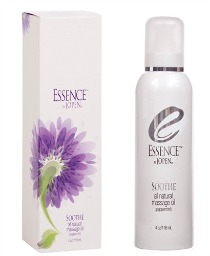 Essence Soothe - All Natural Massage Oil - Peppermint - 4 Fl. Oz.