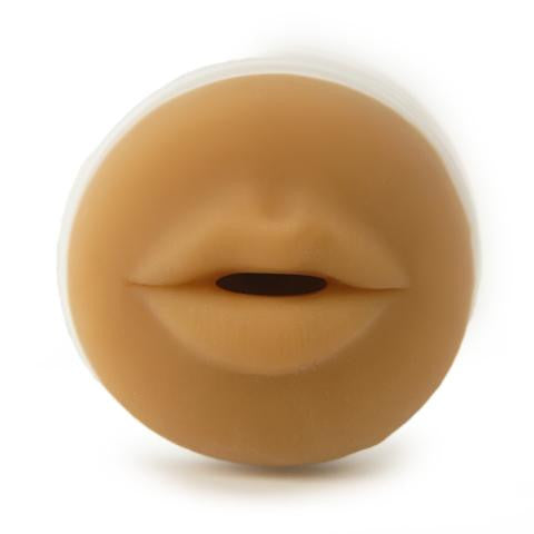 Cyberskin Vulcan Deep Throat With Vibration -  Mocha