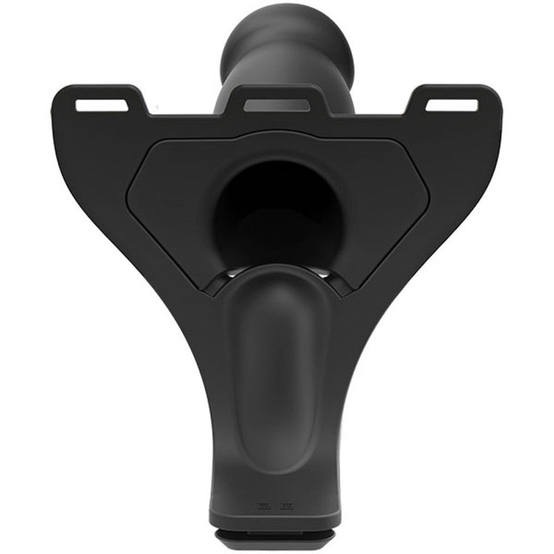 Body Extensions - Hollow Bulbed Strap-on 2-Piece  Set With  Vibrator - Black
