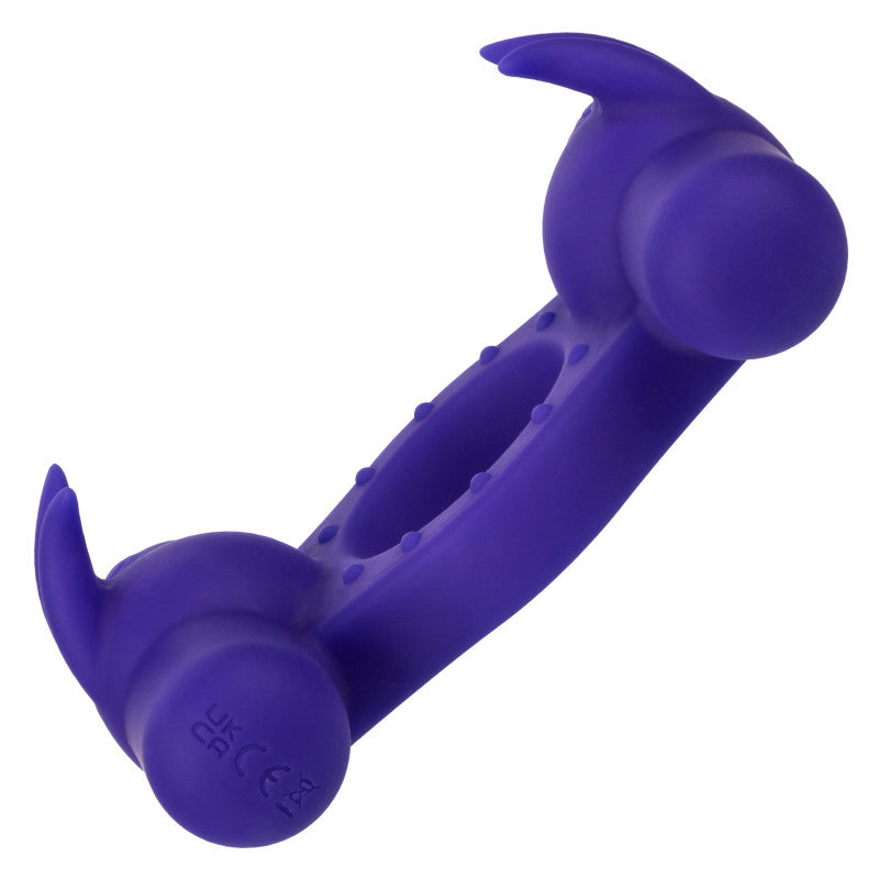 Silicone Rechargeable Triple Orgasm -  Purple
