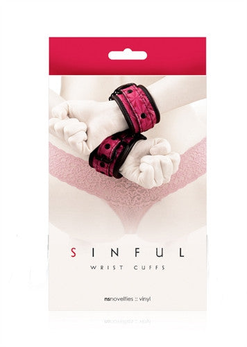 Sinful - Wrist Cuffs - Pink