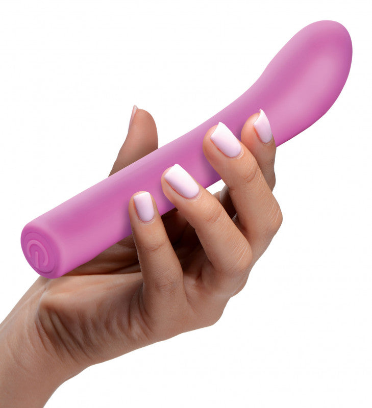 5 Star 9x Come-Hither G-Spot Silicone Vibrator -  Pink