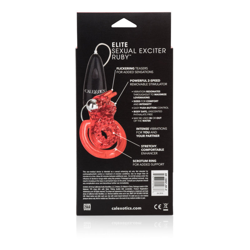 Elite 7x™ 7 Function Sexual Exciters - Ruby