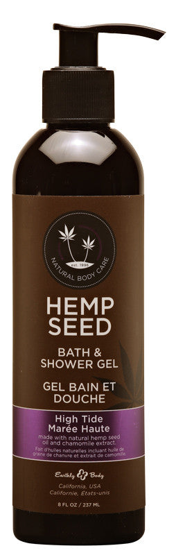 Hemp Seed Bath and Shower Gel - High Tide - 8 Oz./ 237ml