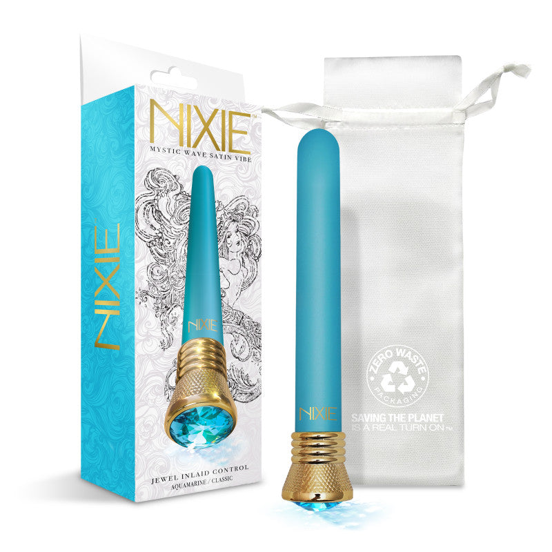 Nixie Jewel Satin Classic Vibe 10 Function -  Aquamarine