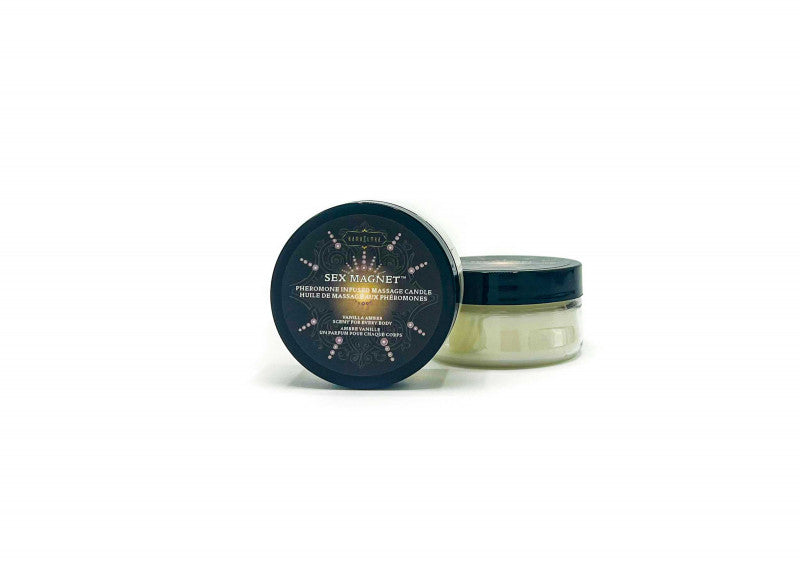 Sex Magnet Pheromon Massage Candle - Vanilla  Amber 1.7 Oz