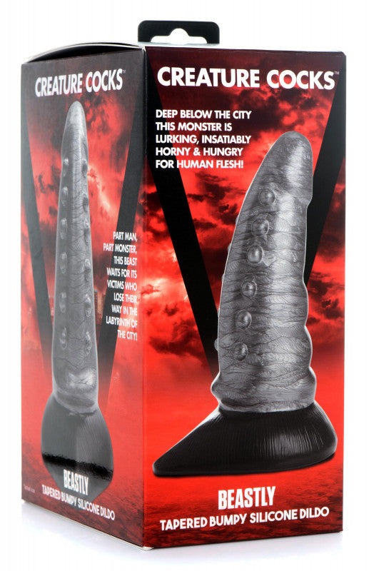 Cc Beastly Tapered Bumpy Silicone  - Silver