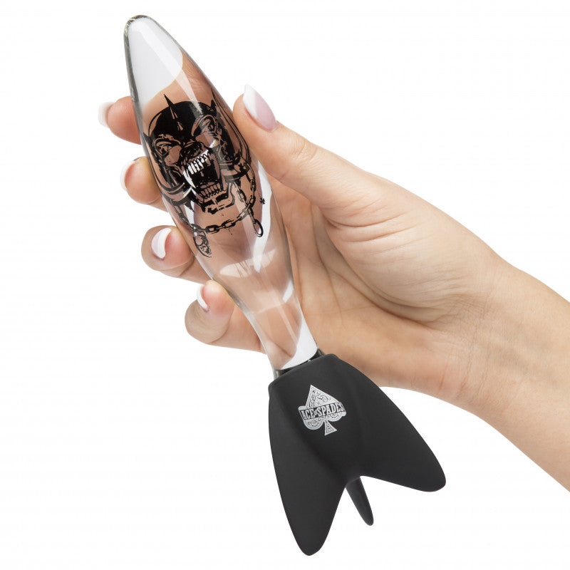 Motorhead Bomber Rock Hard Massage Missile - Clear & Black