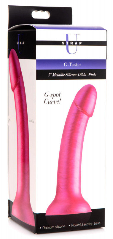G-Tastic 7 Inch Metallic Silicone  - Pink