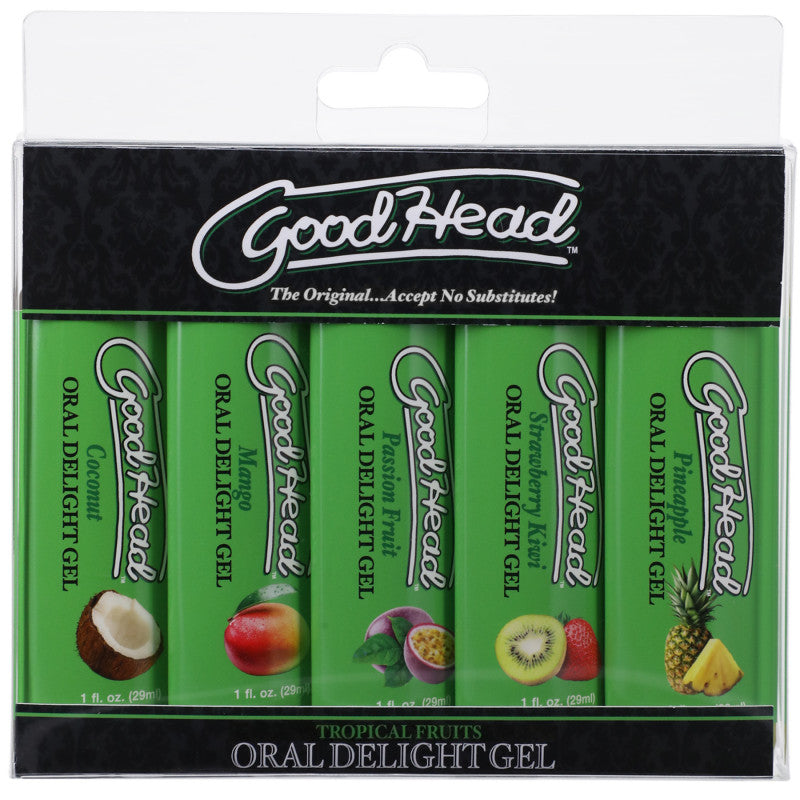 Goodhead -  Delight Gel - Tropical Fruits - 5  Pack - 1 Fl. Oz.