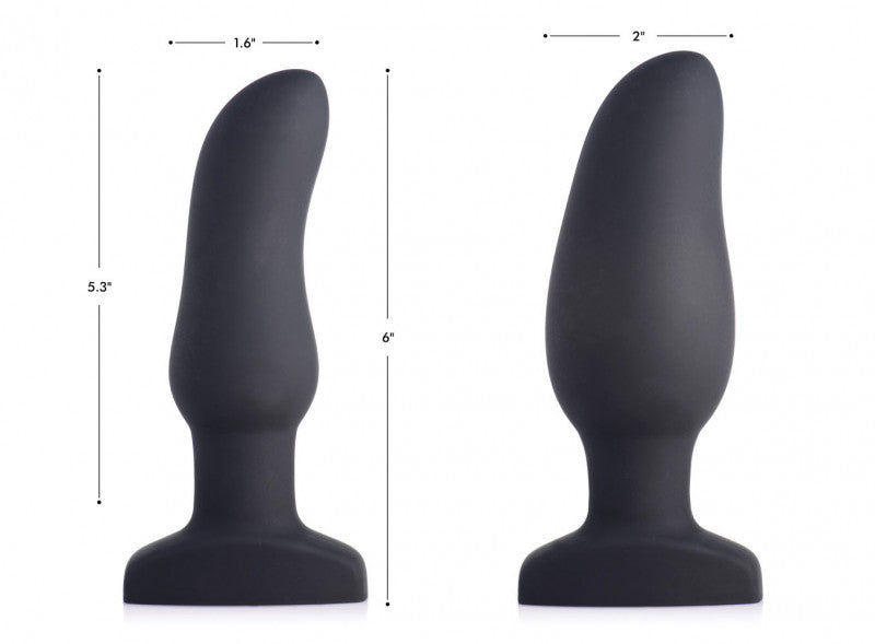 World's 1st Remote Control Inflatable Curved 10x Anal Plug