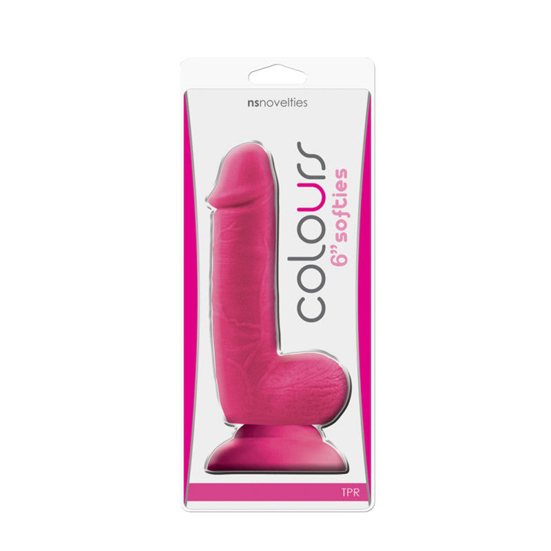 Colours - Softies - 6 Inch  - Pink