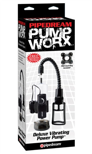 Pump Worx Deluxe Vibrating Power Pump Black