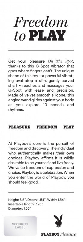 On the Spot - G-Spot Vibrator -  Teal