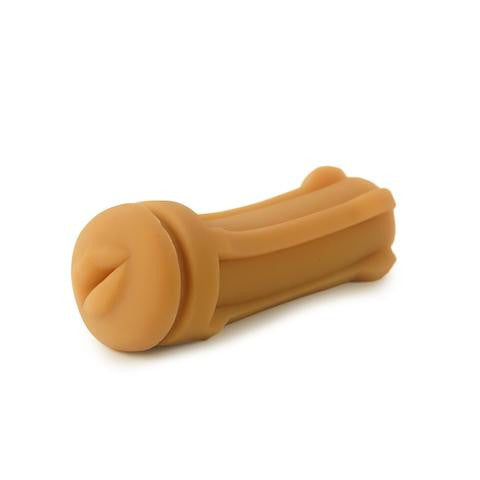 Cyberskin Vulcan Deep Throat With Vibration -  Mocha