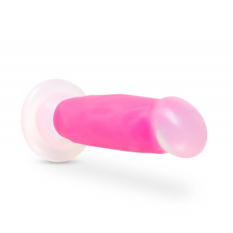 Neo Elite Glow in the Dark - Marquee - 8 Inch  Silicone Dual Density   - Neon Pink