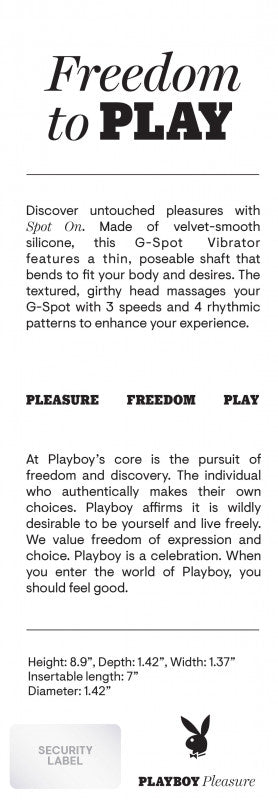 Spot on - G-Spot Vibrator - Dark Purple