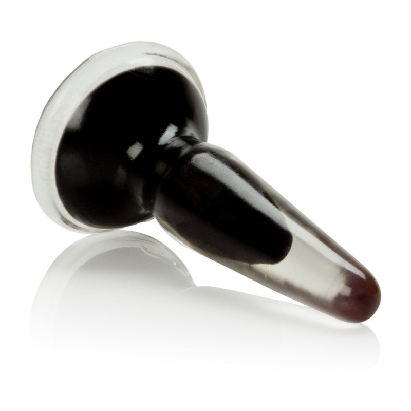 3.5in Butt Plug Crystal Cote Black