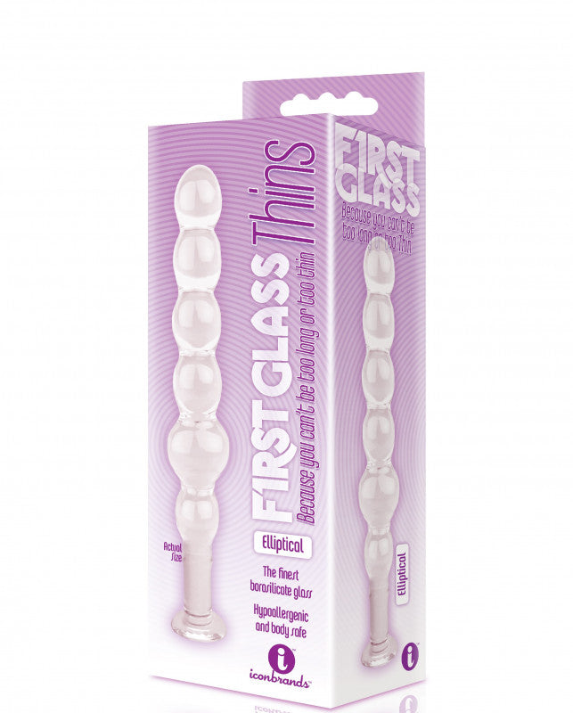 The 9's Glass Thins - Elliptical Glass Plug