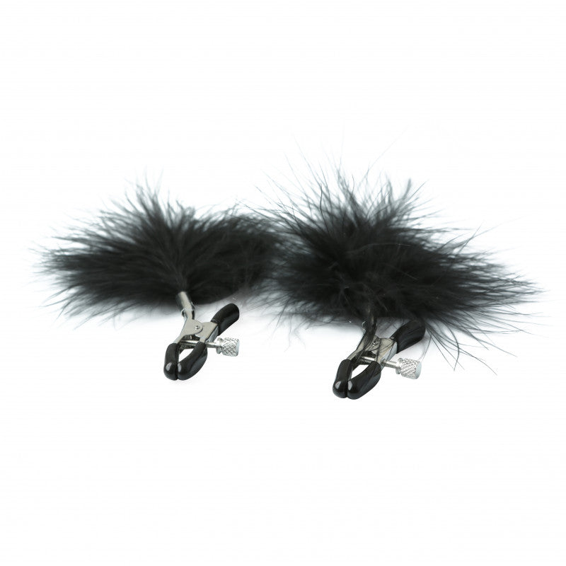 Sex and Mischeif Feathered Nipple Clamps