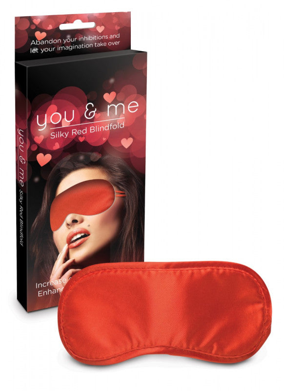 You &amp; Me Silky Red Blindfold