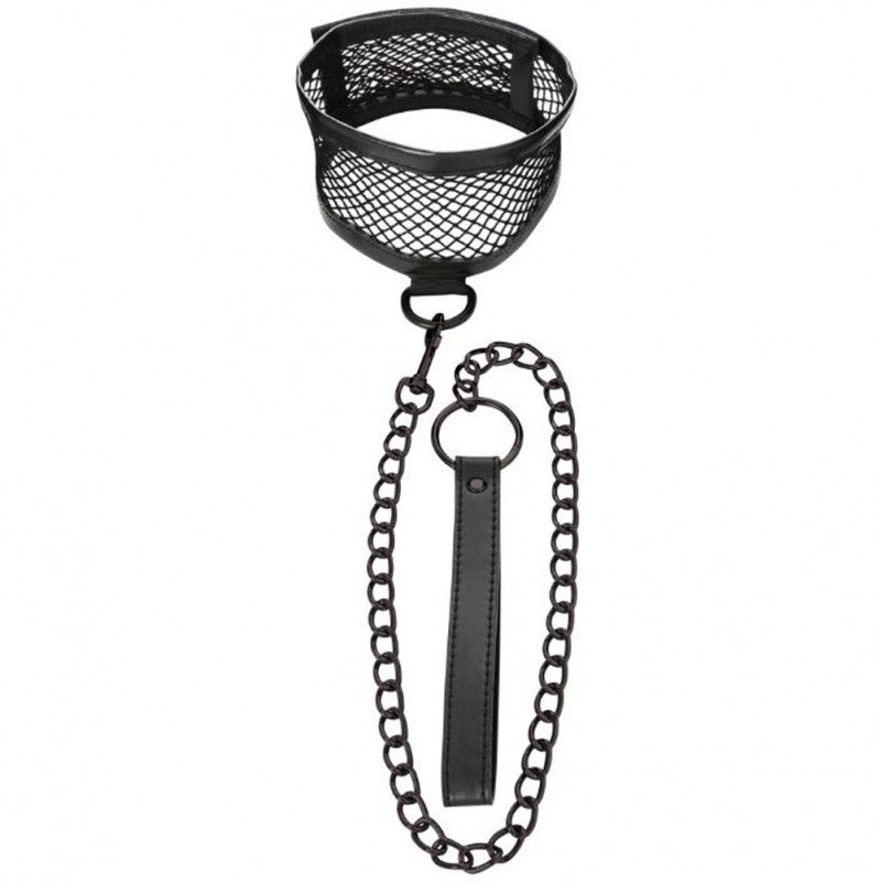 Sex and Mischief Fishnet Collar and Leash