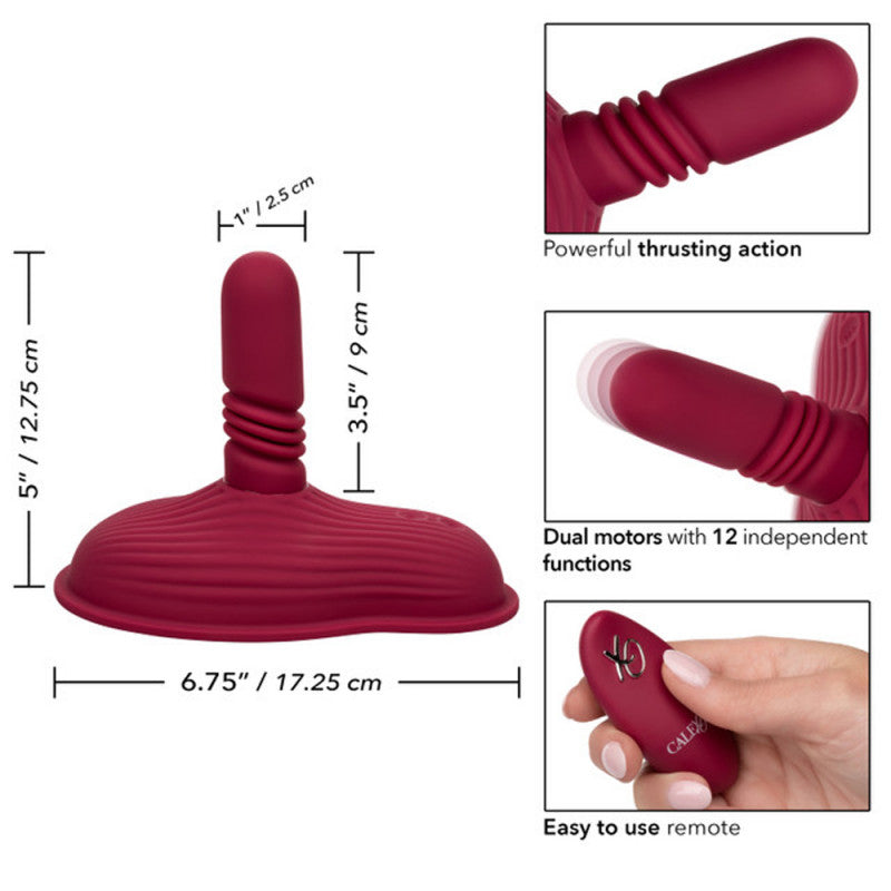 Dual Rider Remote Control Thrust & Grind Vibrator