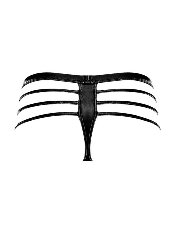 Cage Matte Cage Thong - S/ M - Black