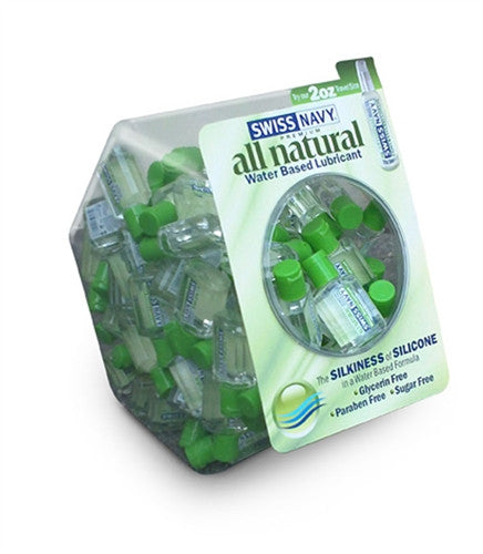 Swiss Navy 100 Count All Ntural Fishbowl 20ml