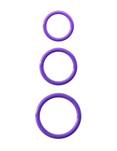 Fantasy C-Ringz Silicone 3 Piece Stamina Set - Purple