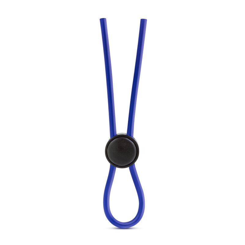 Stay  - Silicone Loop  Ring - Blue