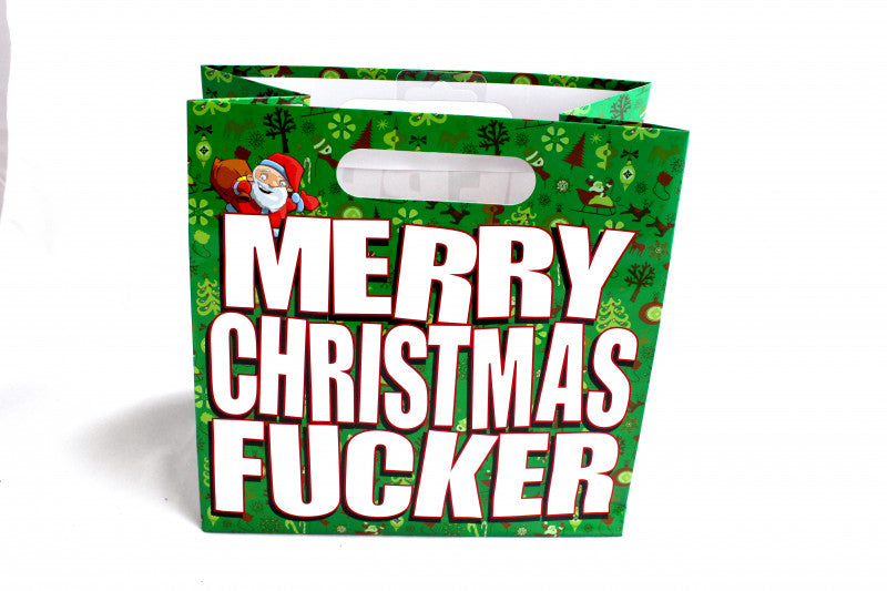Merry Christmas Fr - Gift Bag With Die Cut Handles
