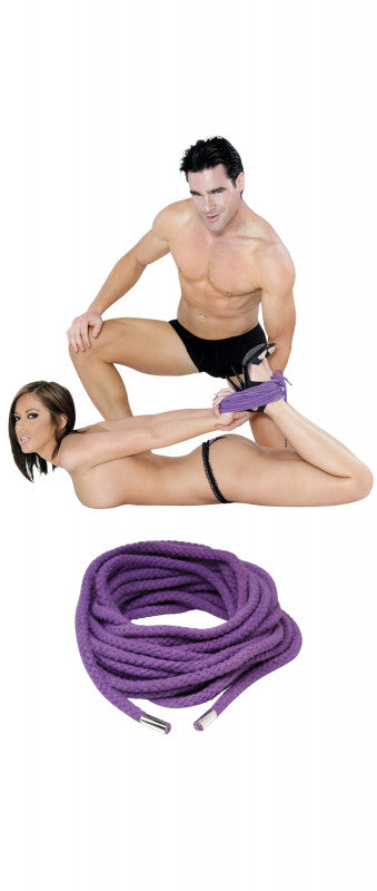 Fetish Fantasy Japanese Silk Rope - Purple