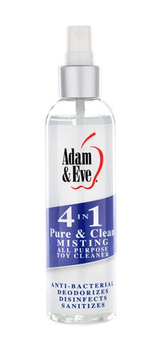 Adam and Eve 4 in 1 Pure and Clean Misting Toy Cleaner - 2 Oz.