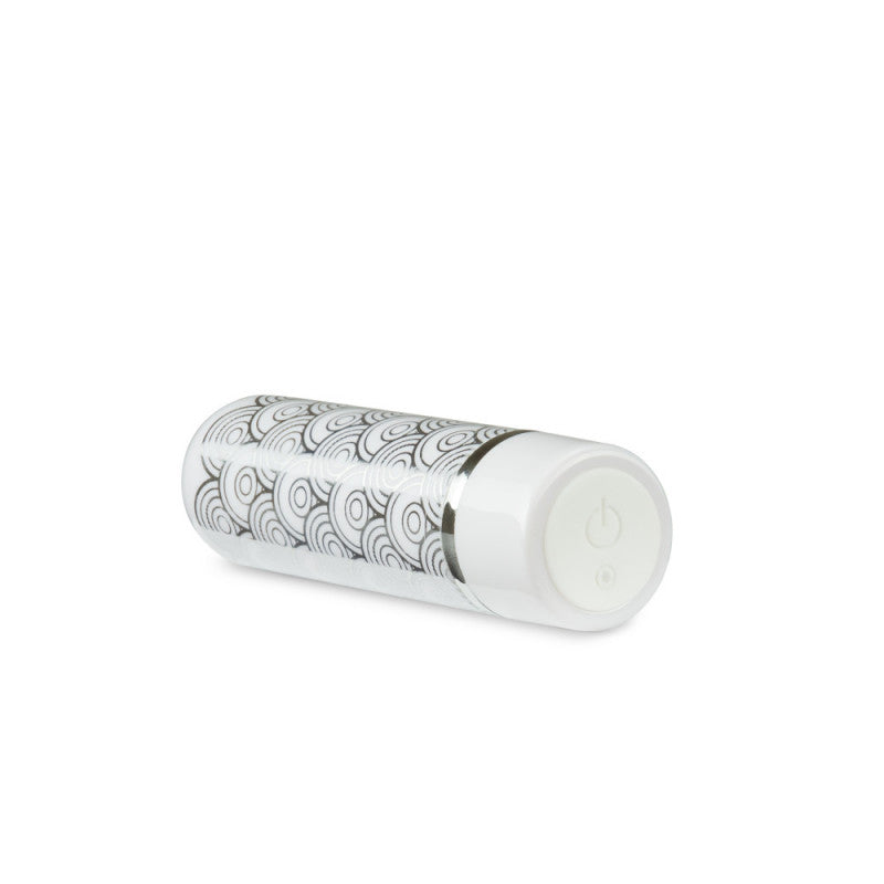 The Collection - Glitzy Halo - Rechargeable Bullet - Silver