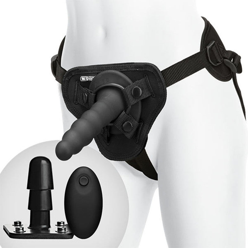 Vac-U-Lock - Ripple Pleasure Set - Vibrating -  Black