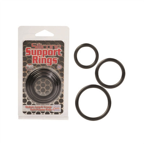 Silicone Support Rings Black
