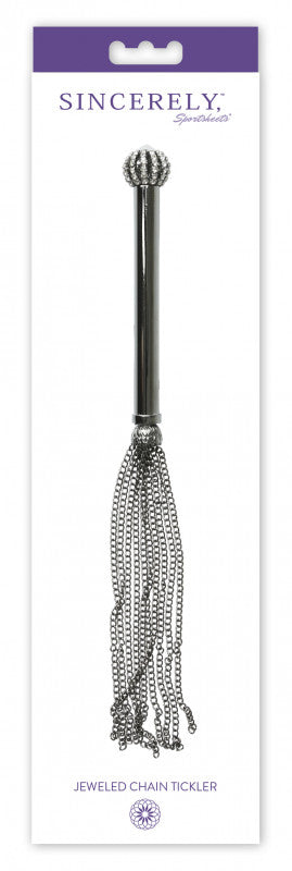 Midnight Jeweled Chain Tickler