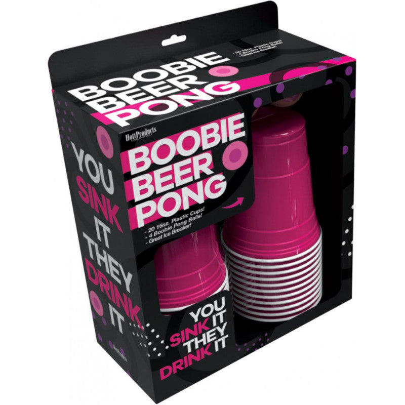 Boobie Beer Pong 16oz Cups 4 Boobie Pong Balls