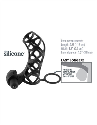 Fantasy X-Tensions  Silicone Power Cage - Black