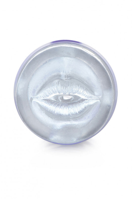 Mistress Courtney - Diamond Deluxe Clear Mouth  Stroker
