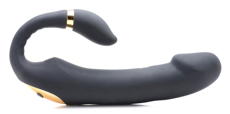 10x Pleasure Pose Come Hither Silicone Vibe With Poseable  Stim
