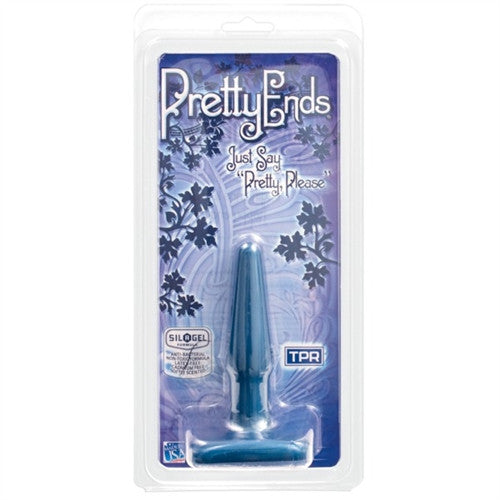 Pretty Ends Iridescent Butt Plugs Small - Midnight Blue