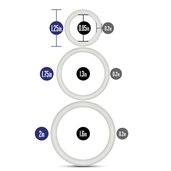 Performance - Vs4 Pure Premium Silicone ring Set - White