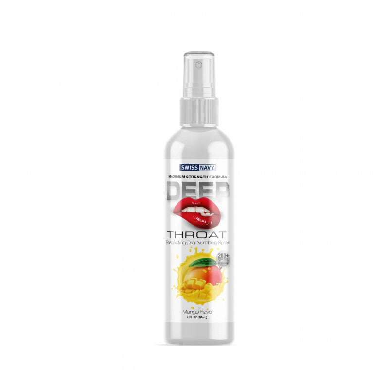 Swiss Navy Deep Throat Spray - Mango - 2 Oz