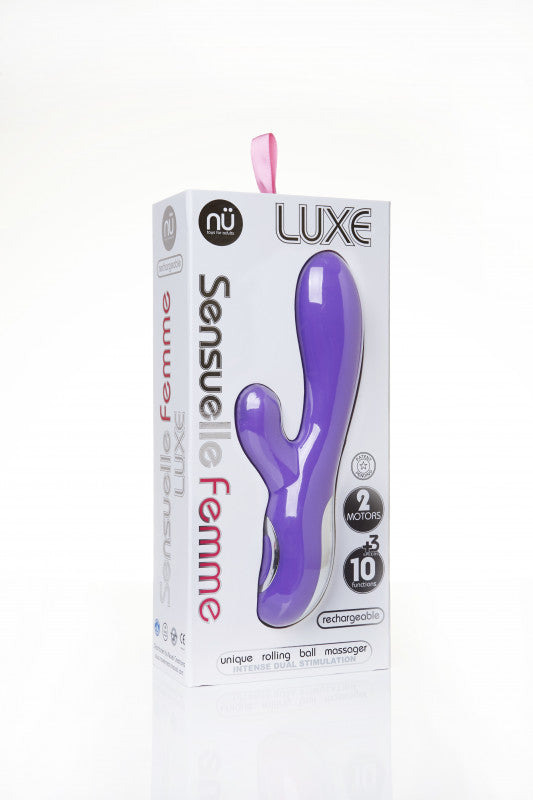 Sensuelle Femme Luxe 10 Function Rabbit Massager - Purple