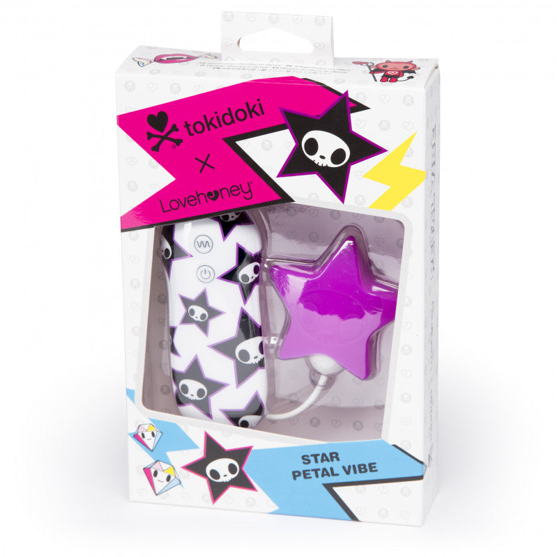 Tokidoki 10 Function Silicone Clitoral Vibrator -  Star - Purple