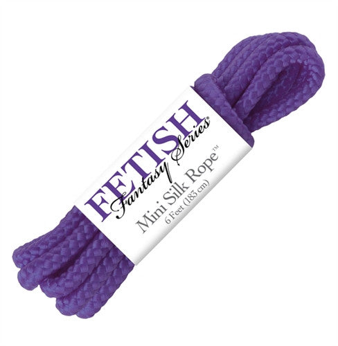 Fetish Fantasy Series Mini Silk Rope - Purple